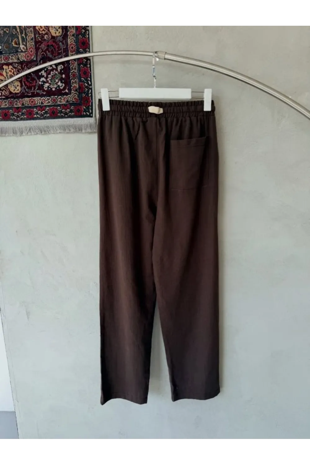 Erkek İthal Yıkamalı Keten Pantolon