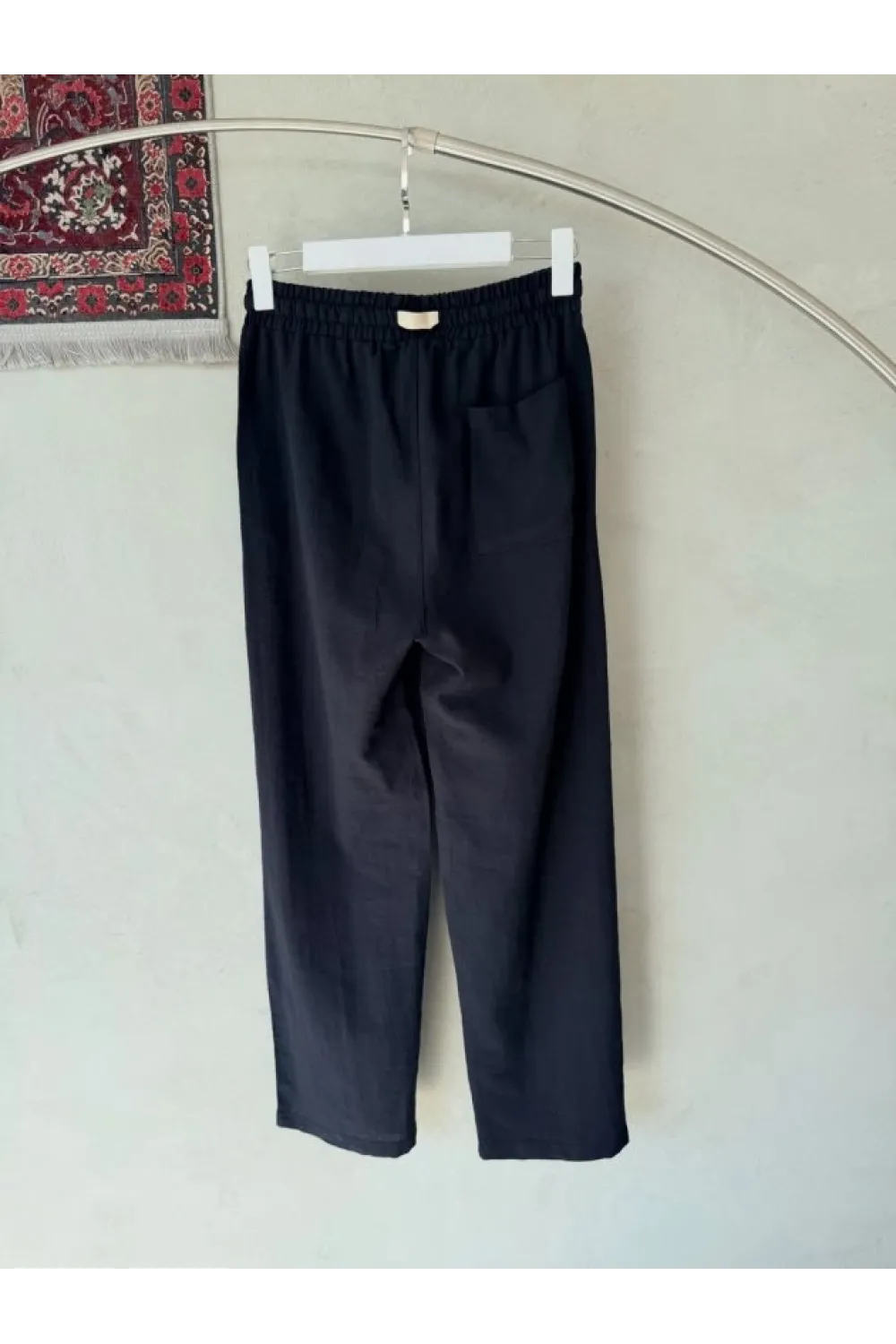 Erkek İthal Yıkamalı Keten Pantolon