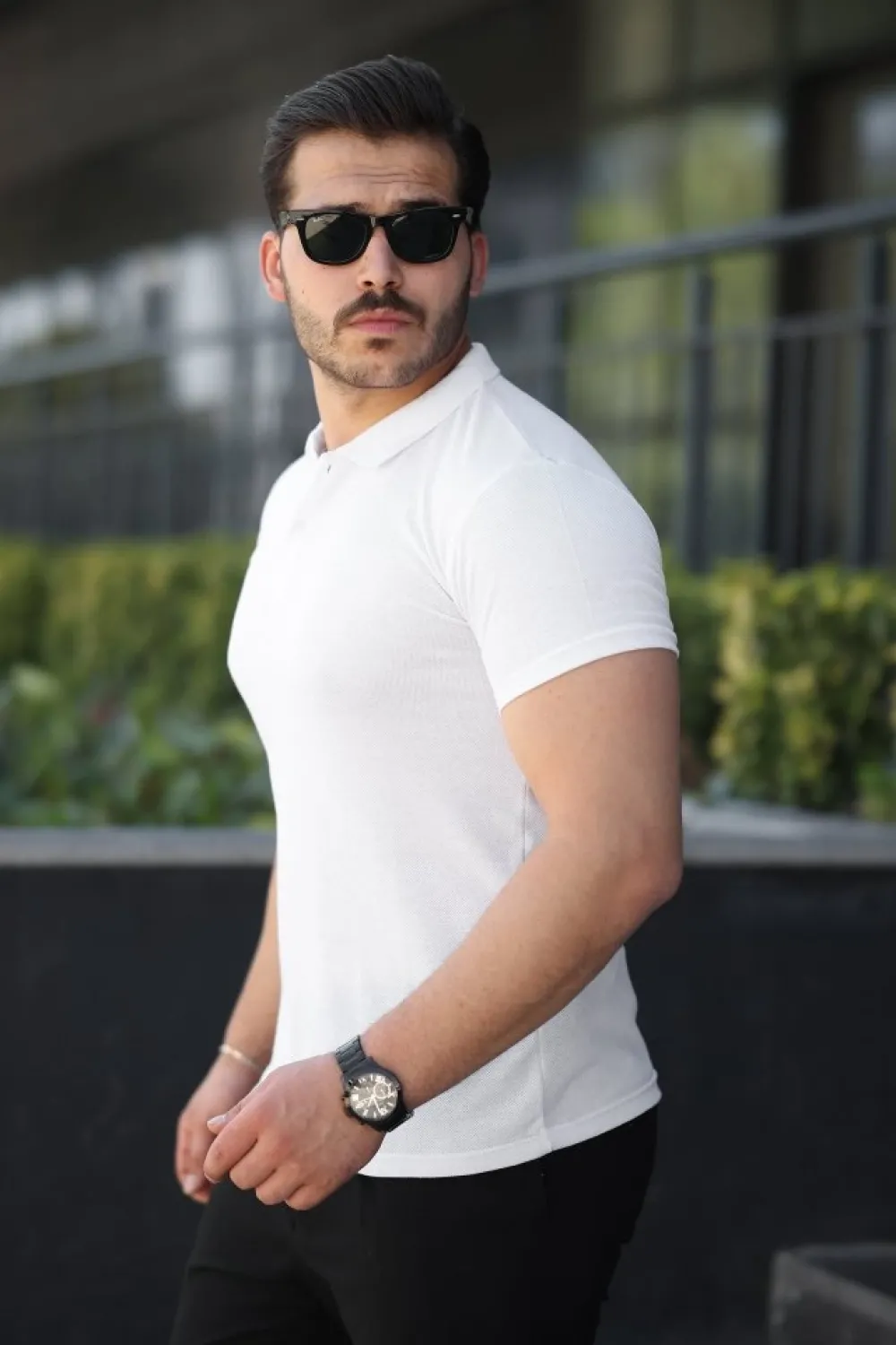 Erkek Kısa Kollu Yakalı Tişört