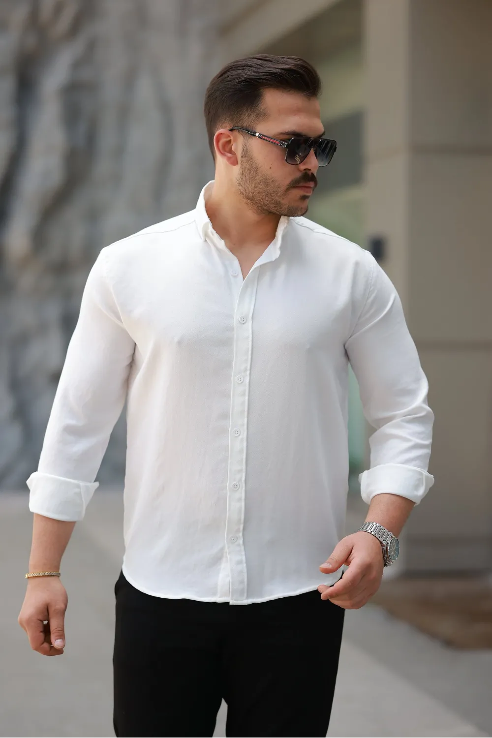 Erkek Uzun Kollu Gömlek