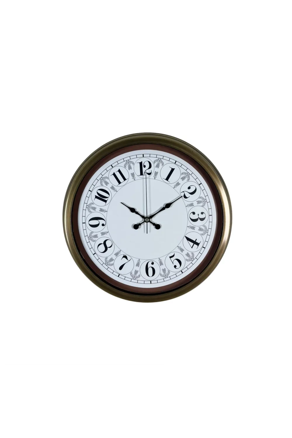 Eskitme Motifli 40 Cm Metal Duvar Saati
