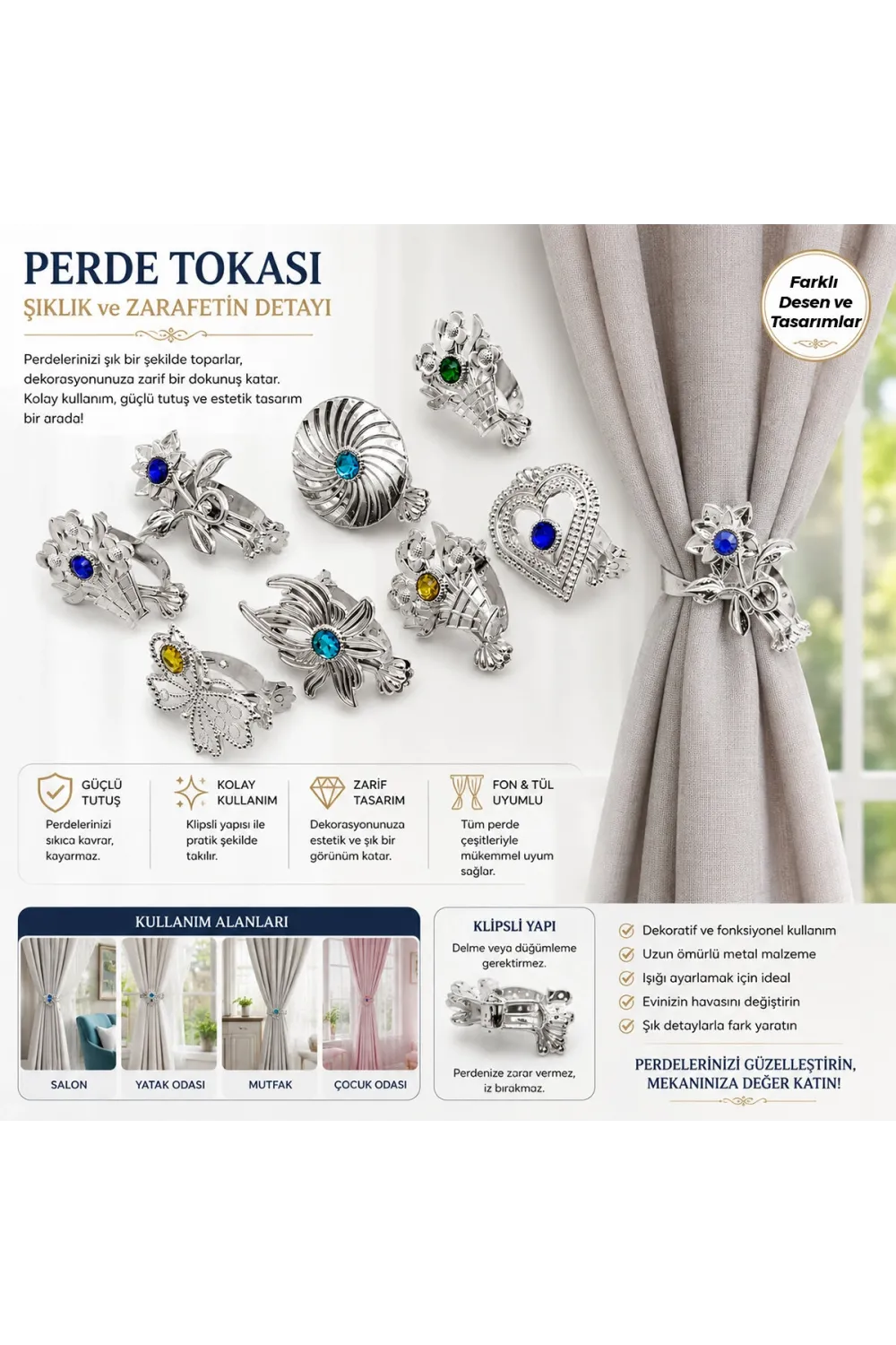 Esra Perde Tokası*100x1