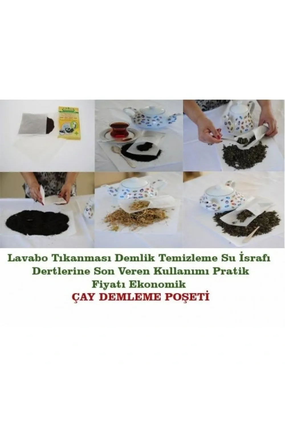 Ev Tipi Çay Demleme Poşeti 25li Paket