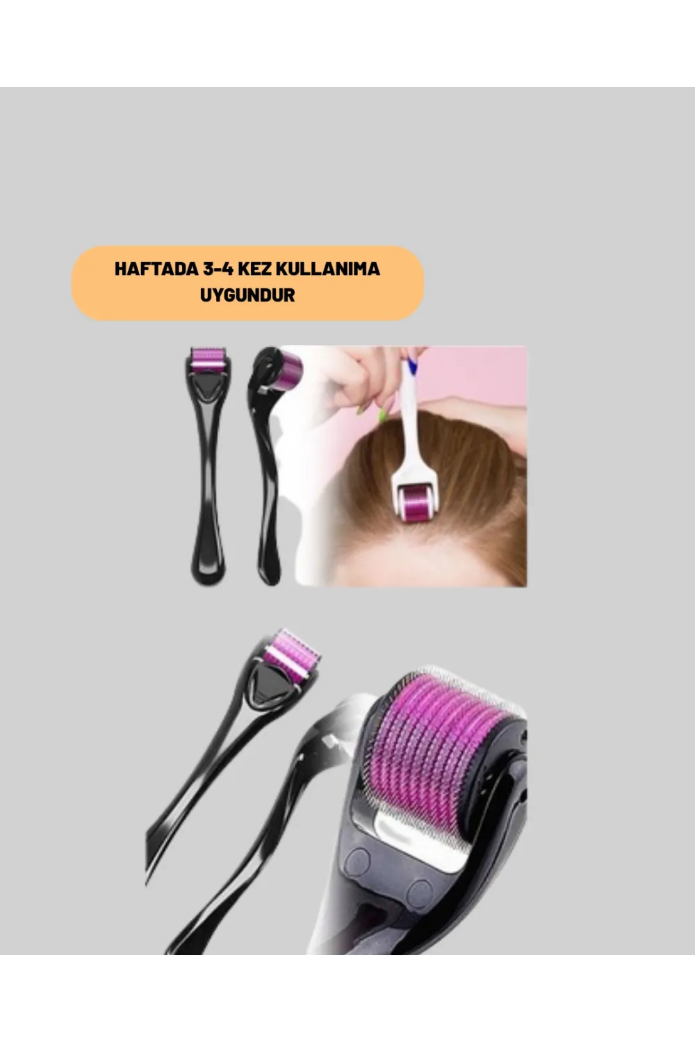 Ev Tipi Mikro İğneli Cilt Bakım Aleti – 1 Mm Titanyum Roller