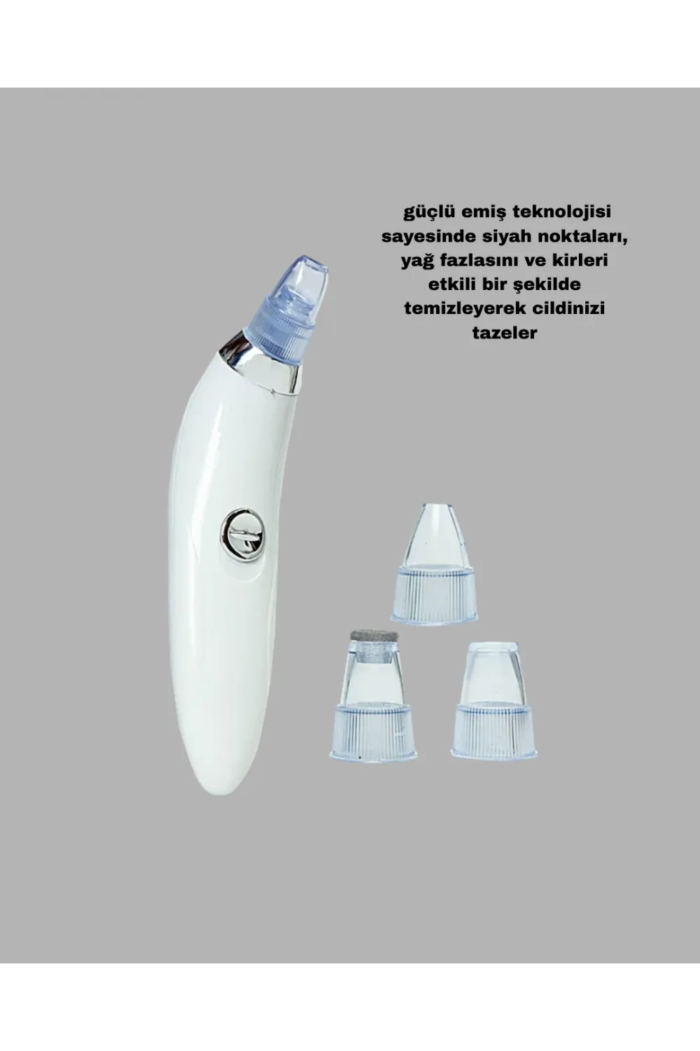 Evde Profesyonel Cilt Bakımı Dermaroller + Siyah Nokta Temizleyici Setı