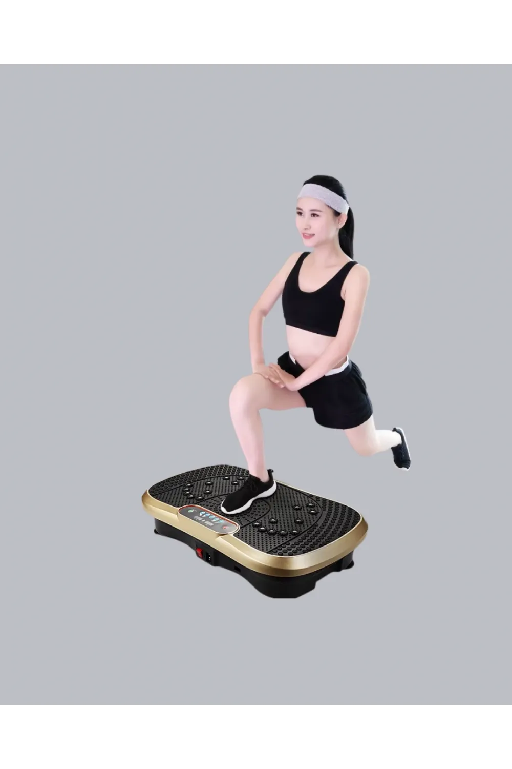 Evde Spor İçin Titreşimli Plate Fitness Platformu