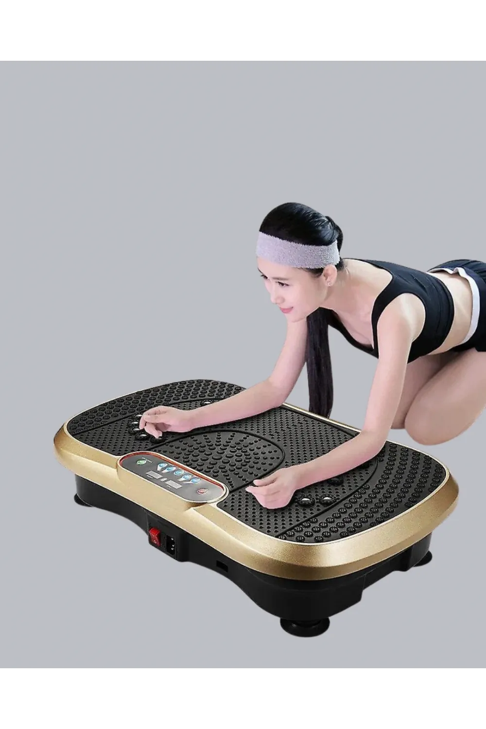 Evde Spor İçin Titreşimli Plate Fitness Platformu