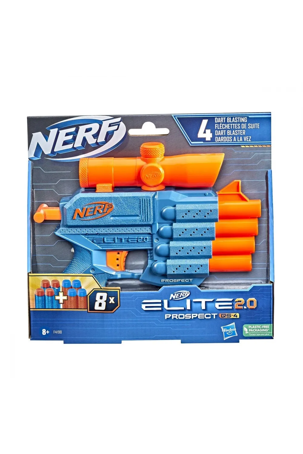 F4190 Nerf Elite 2.0 Prospect QS-4 +8 yaş