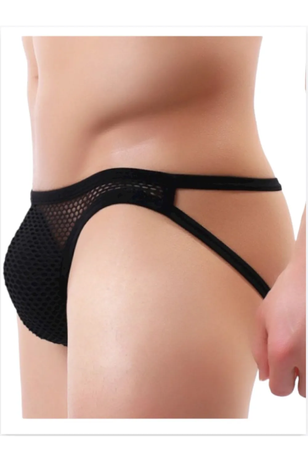 Fantezi Arkası Açık Seksi File Erkek Kilot ( PEDSİZ ) TG2710130