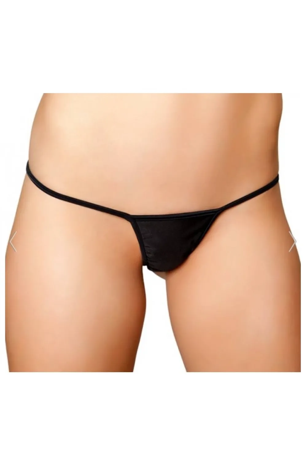 Fantezi Siyah Lame String Tanga TG271288