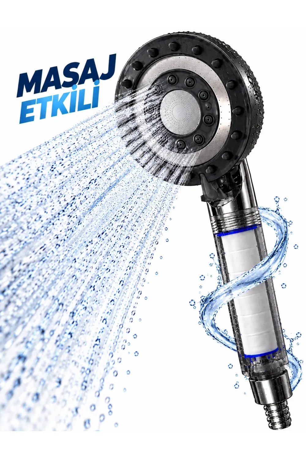 Filtreli Duş Başlığı Masaj Etkili