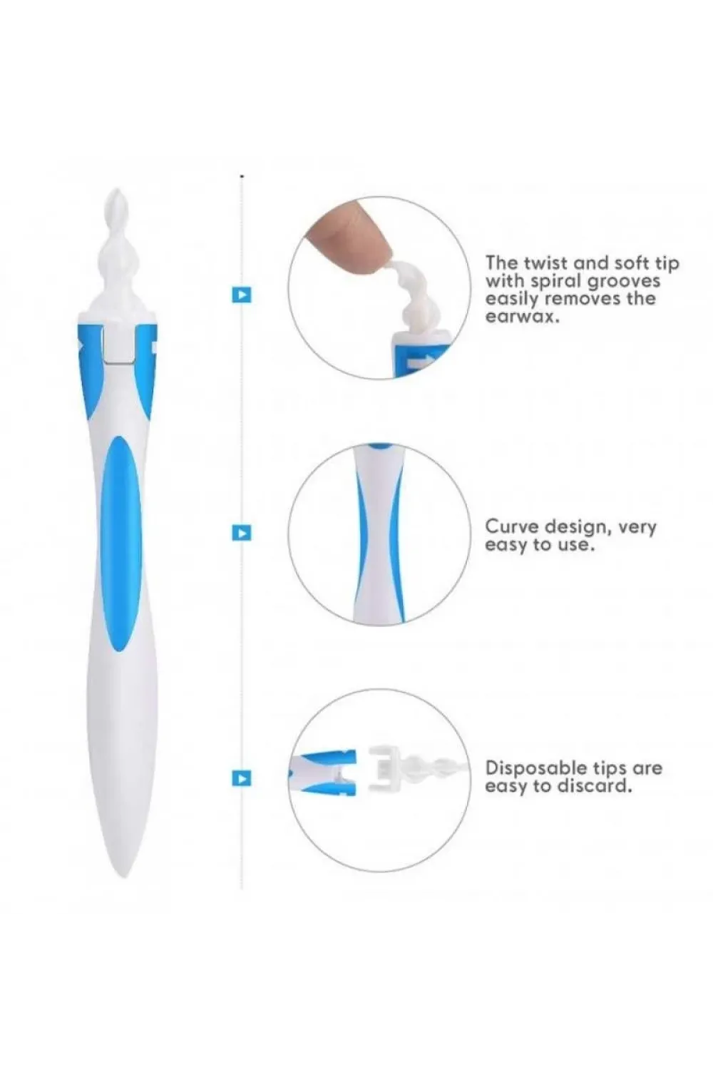 Find Back Pratik Kulak Temizleme Aparatı Silikon Kit Ear Claning