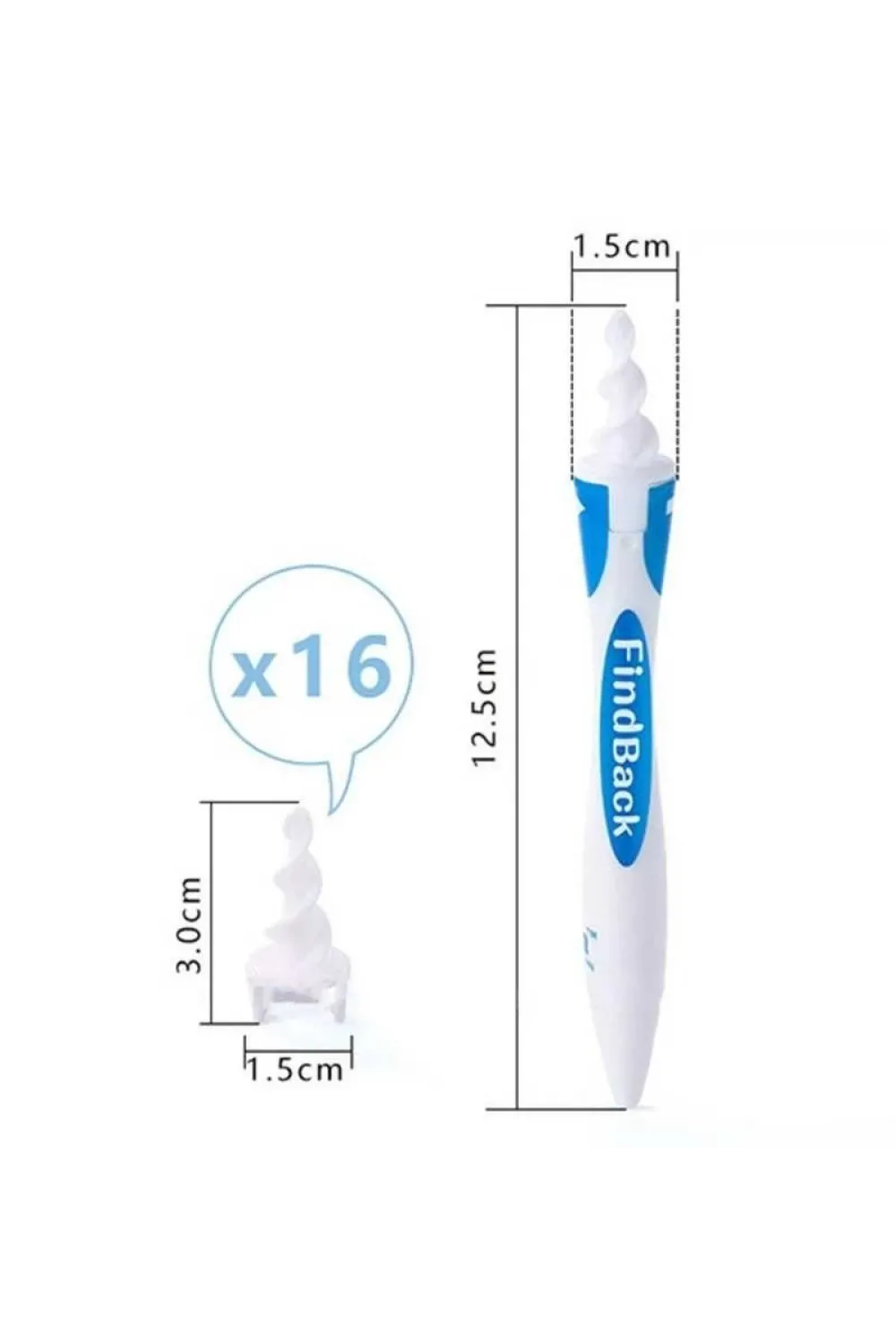 Find Back Pratik Kulak Temizleme Aparatı Silikon Kit Ear Claning
