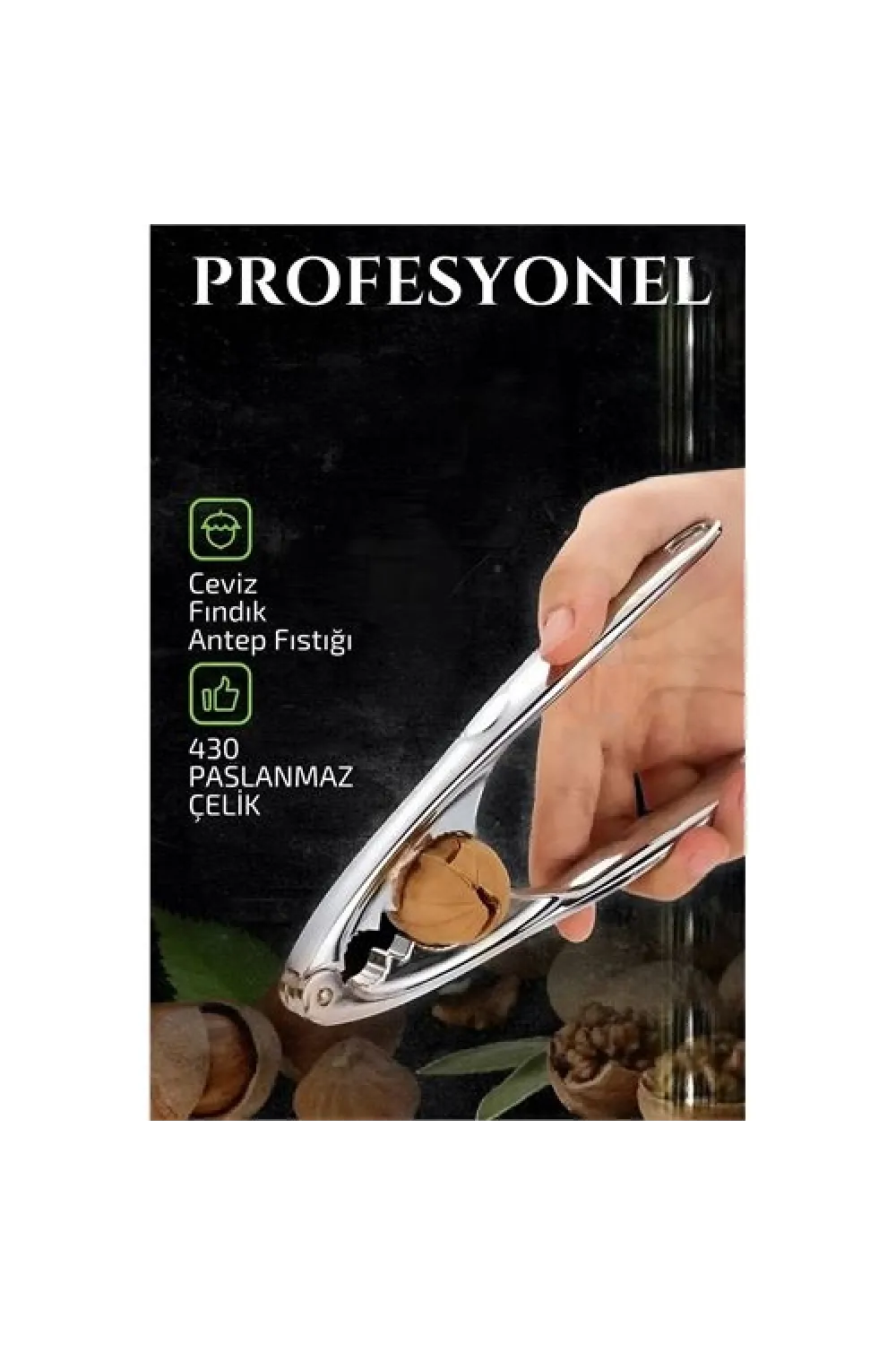 Fındık Ceviz Kırıcı 304 Paslanmaz Çelik Mink Design 721063