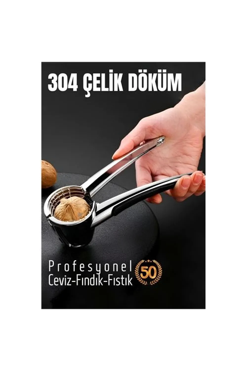 Fındık ve Ceviz Kırıcı 304 Paslanmaz Çelik 721349