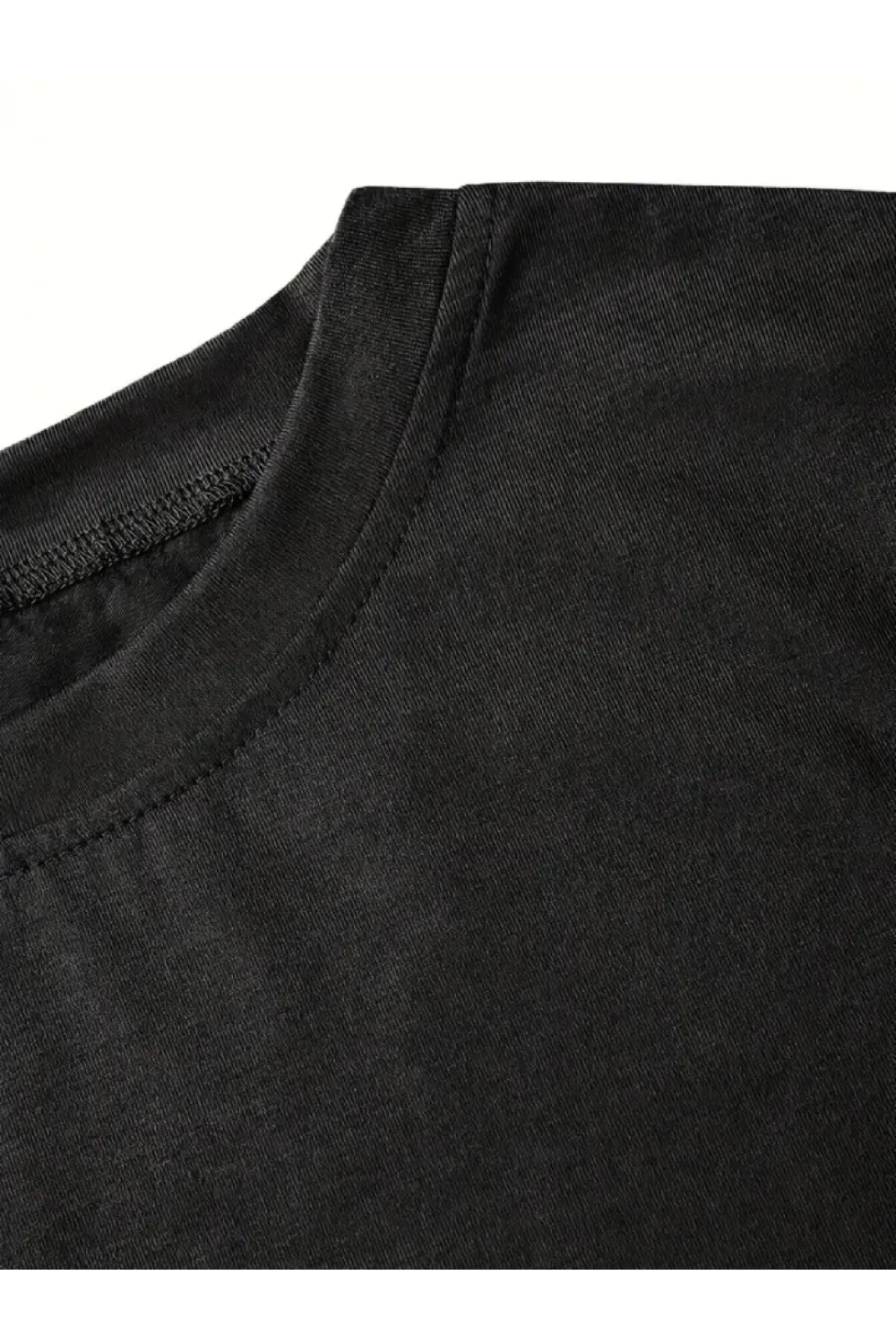 Fiyonk Baskılı Siyah Oversize Unisex T-shirt- Siyah