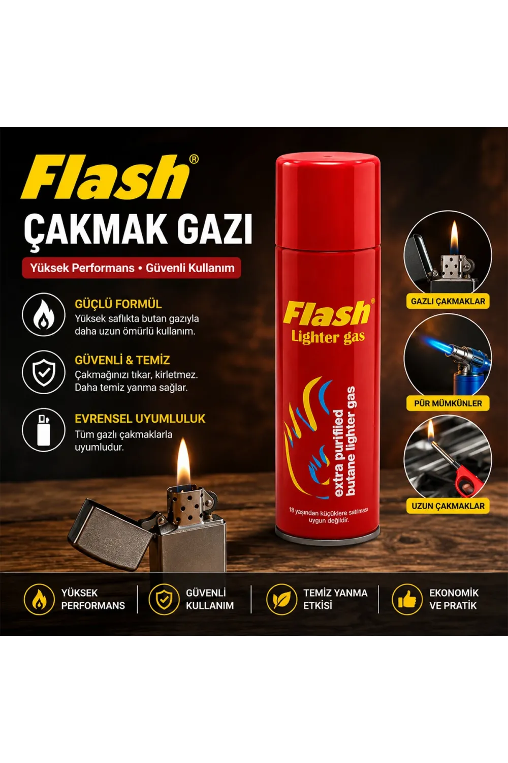 Flash Çakmak Gazı IEGYC6A
