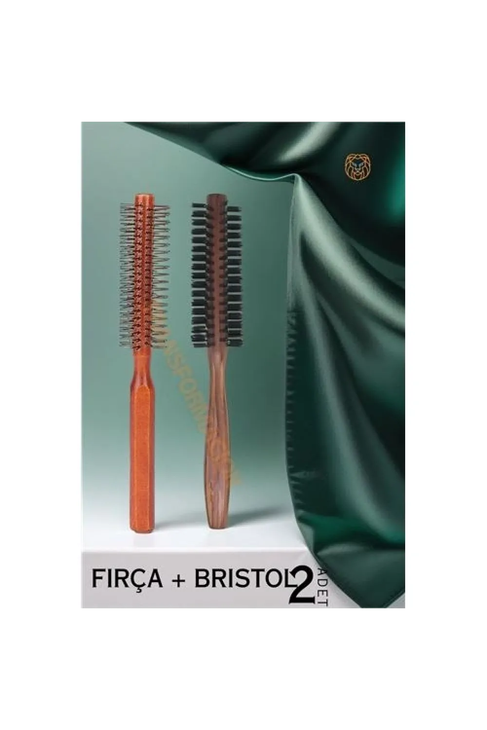 Fön ve Tarama Fırçası Ahşap 2 li SET 719821