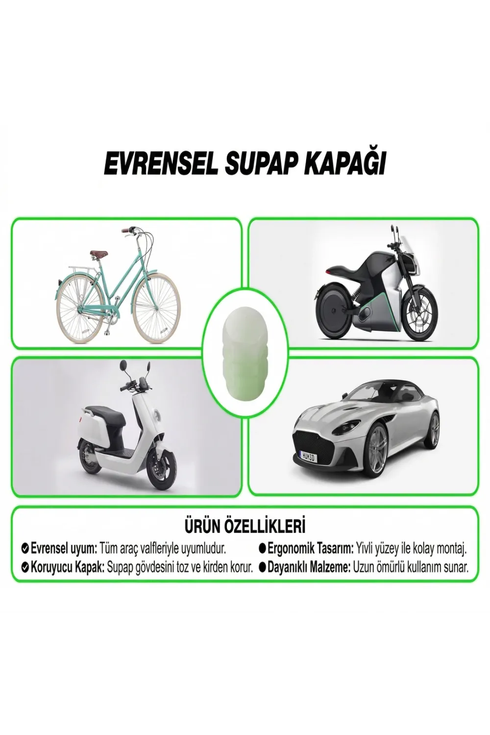 Fosforlu Gece Parlayan Sibop Kapağı