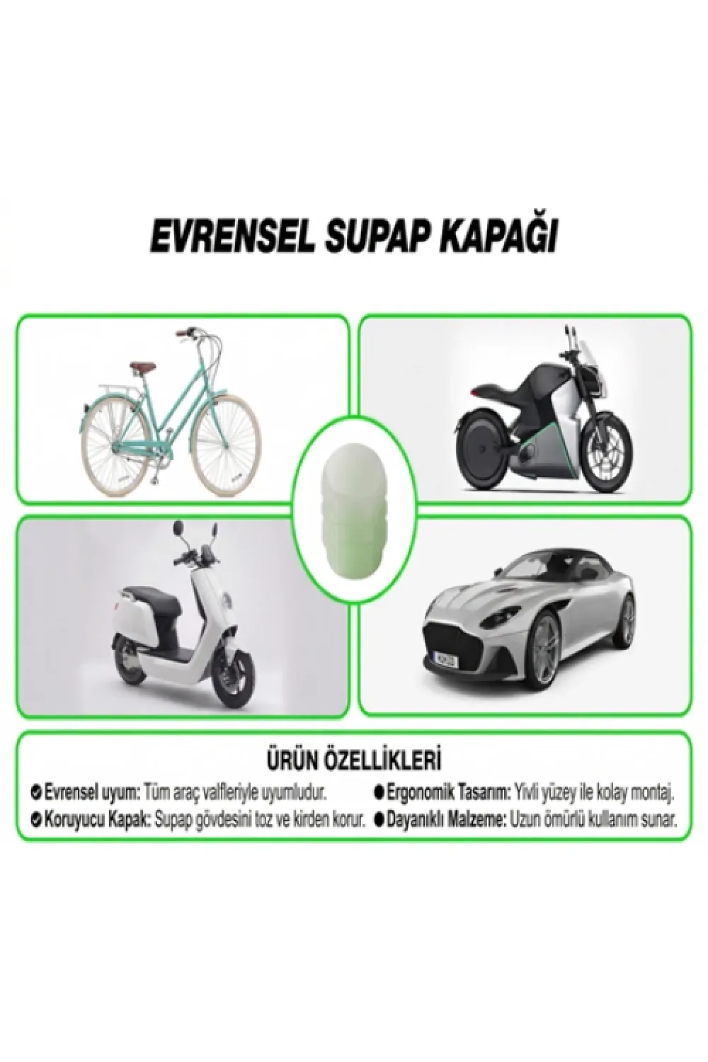 FOSFORLU GECE PARLAYAN SİBOP KAPAĞI