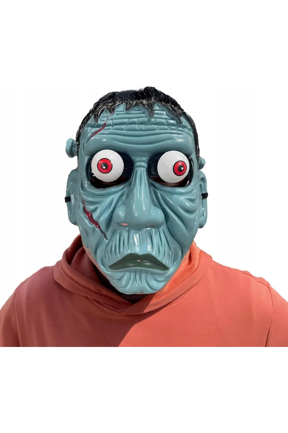 Frankenstein Temalı Sallanan Oynar Gözlü Maske
