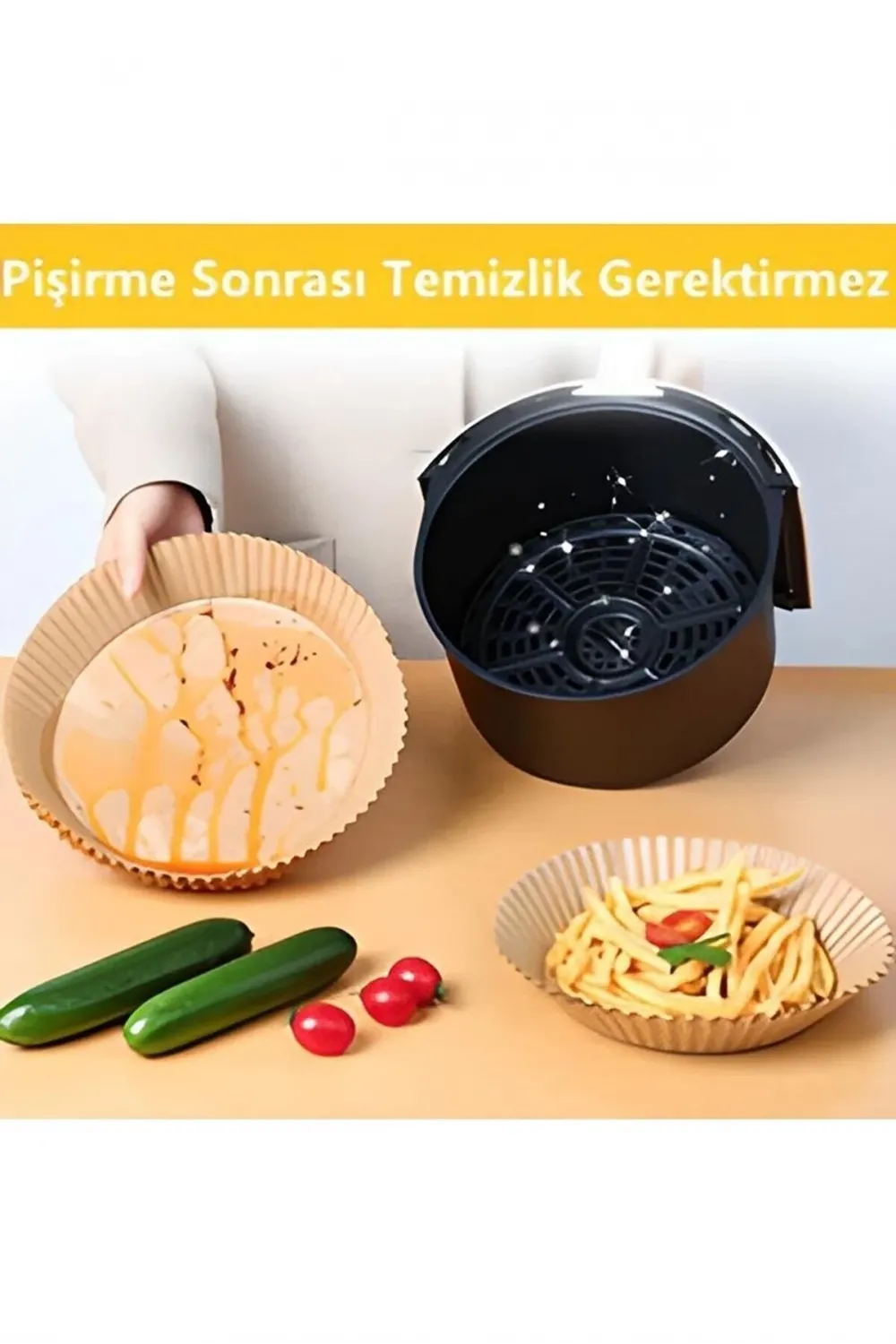Fritöz Pişirme Kağıdı 50 Adet