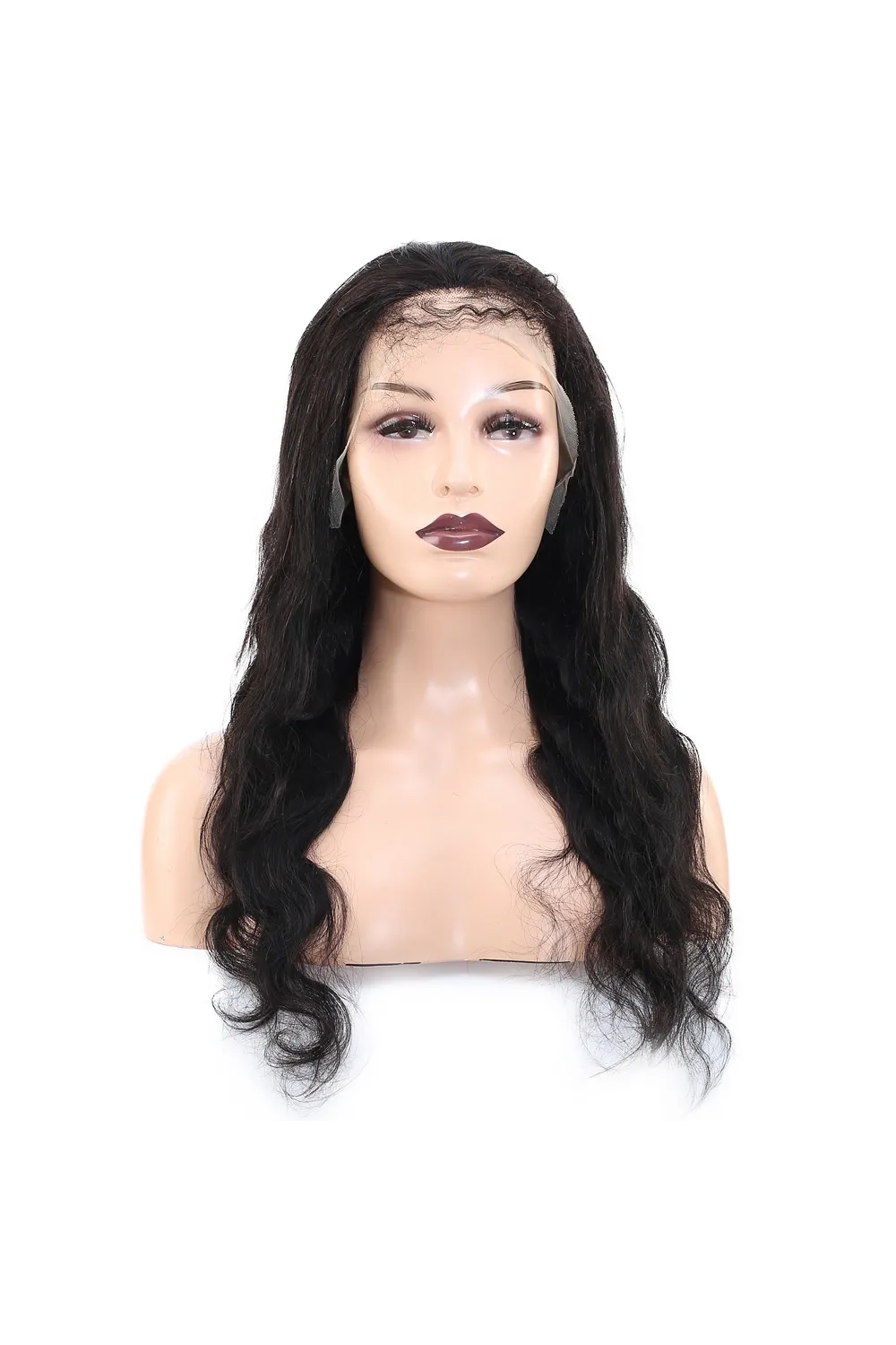 Front Lace Gerçek Tül Peruk Dalgalı  - Doğal - 65-70cm