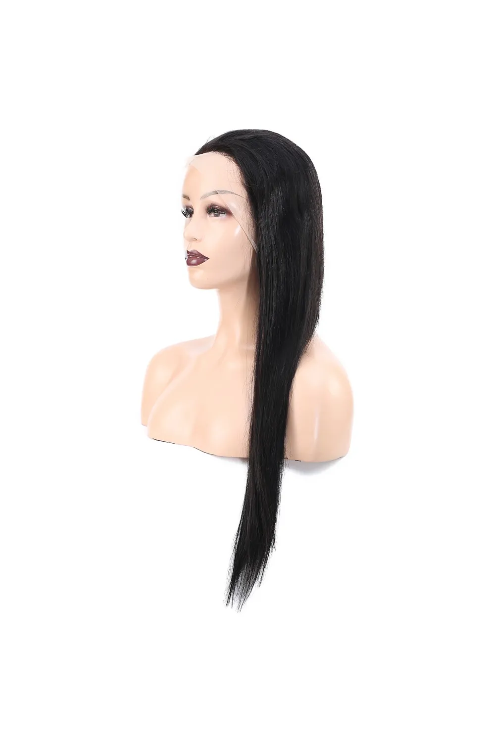 Front Lace Gerçek Tül Peruk Düz - Doğal - 65-70cm