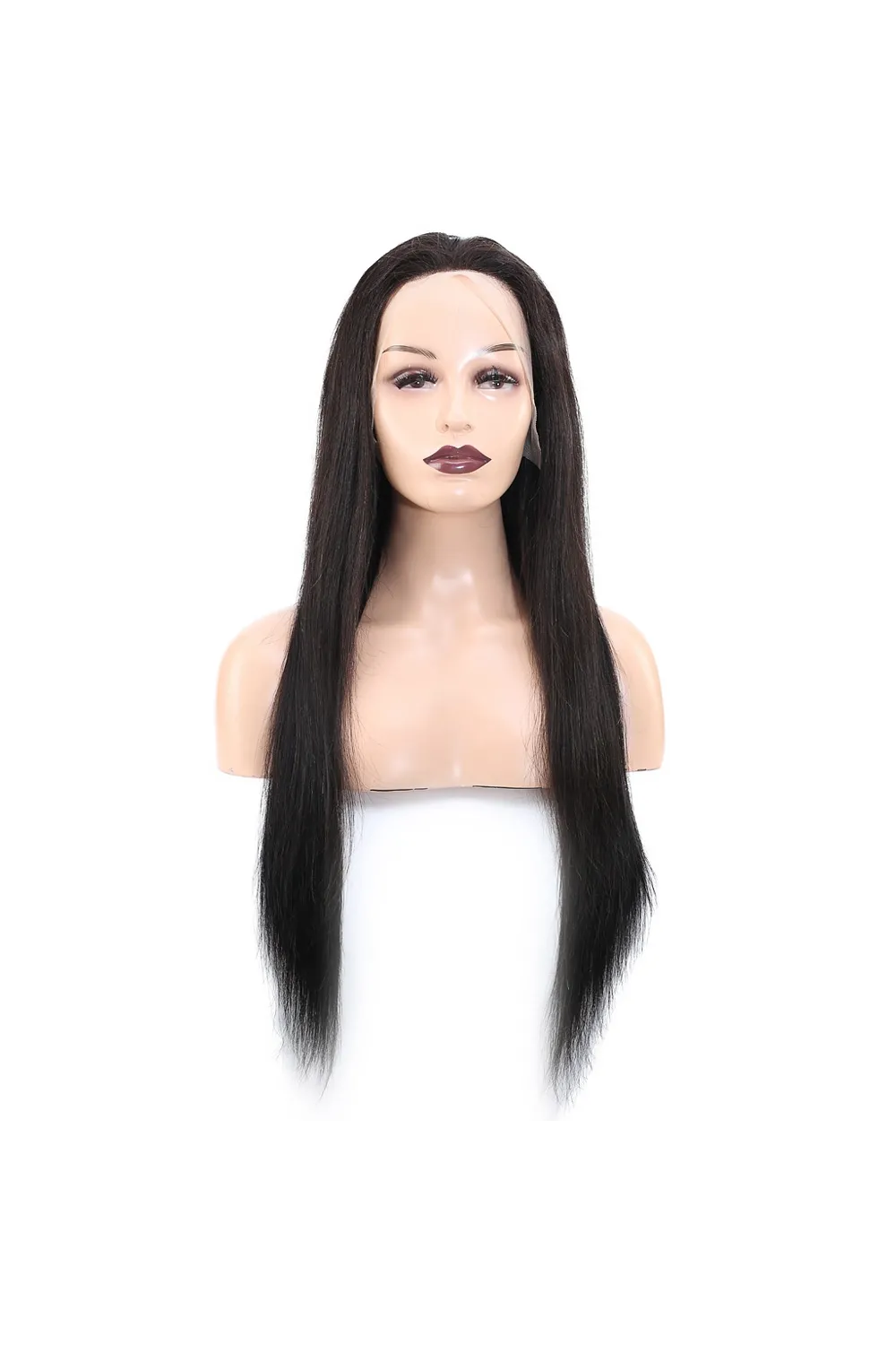Front Lace Gerçek Tül Peruk Düz - Doğal - 70-75cm