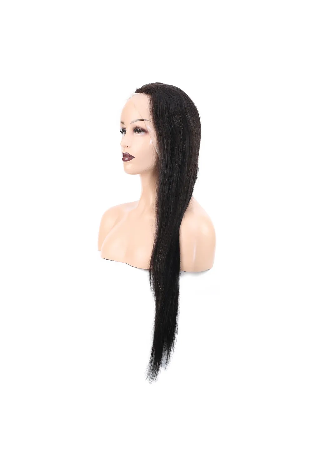 Front Lace Gerçek Tül Peruk Düz - Doğal - 70-75cm