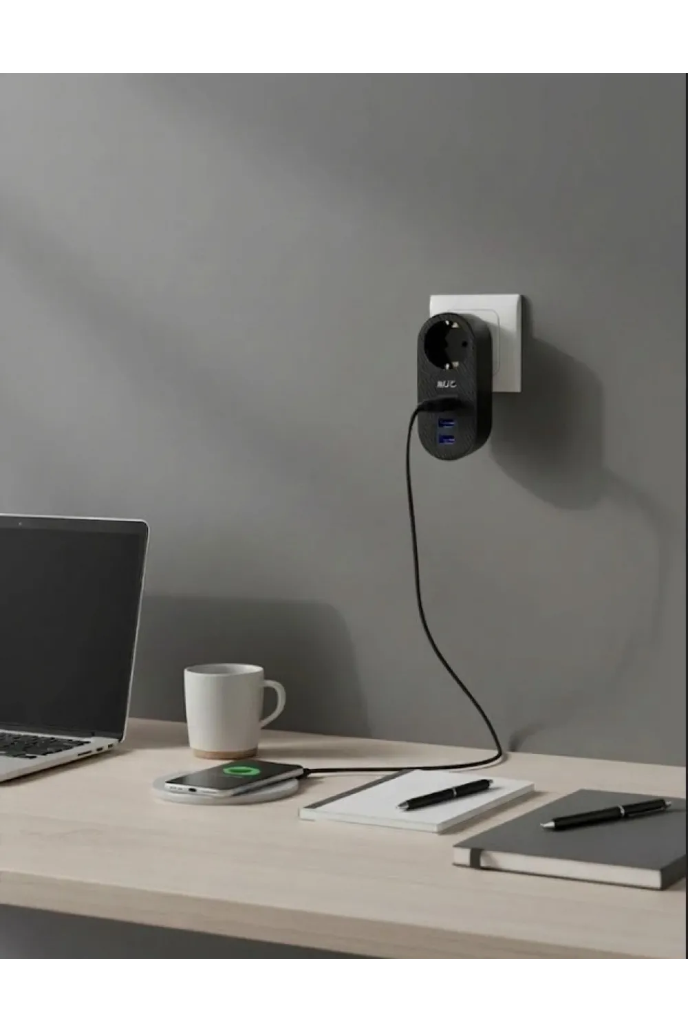 Ftr-07 2xusb 1xtypec Termal Akım Korumalı Isıya Dayanıklı Tekli Priz