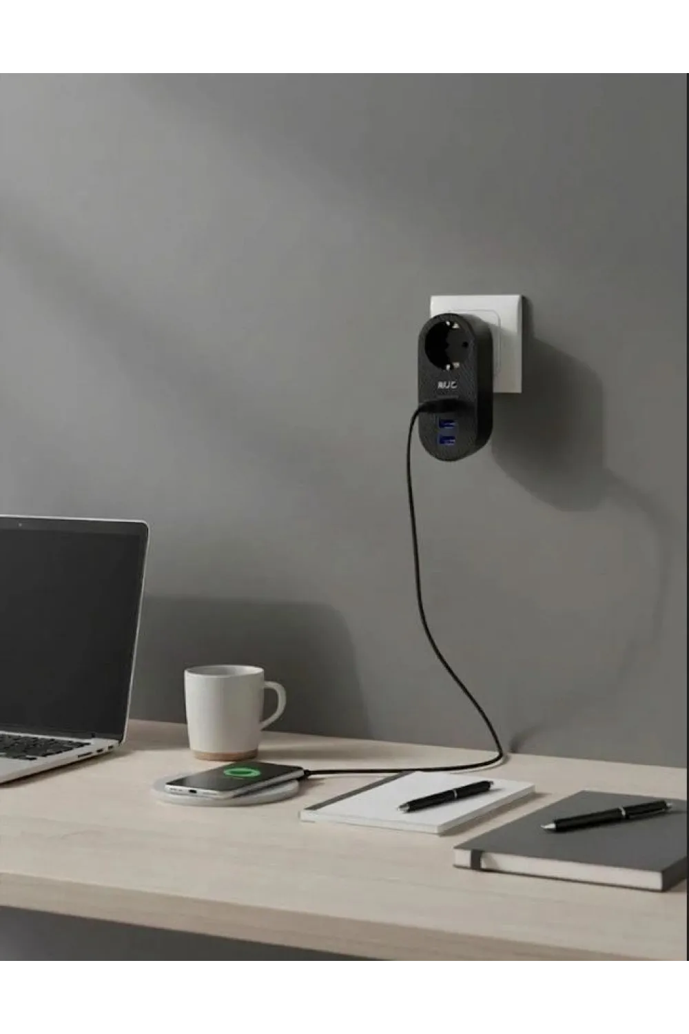 Ftr-07 2xusb 1xtypec Termal Akım Korumalı Isıya Dayanıklı Tekli Priz