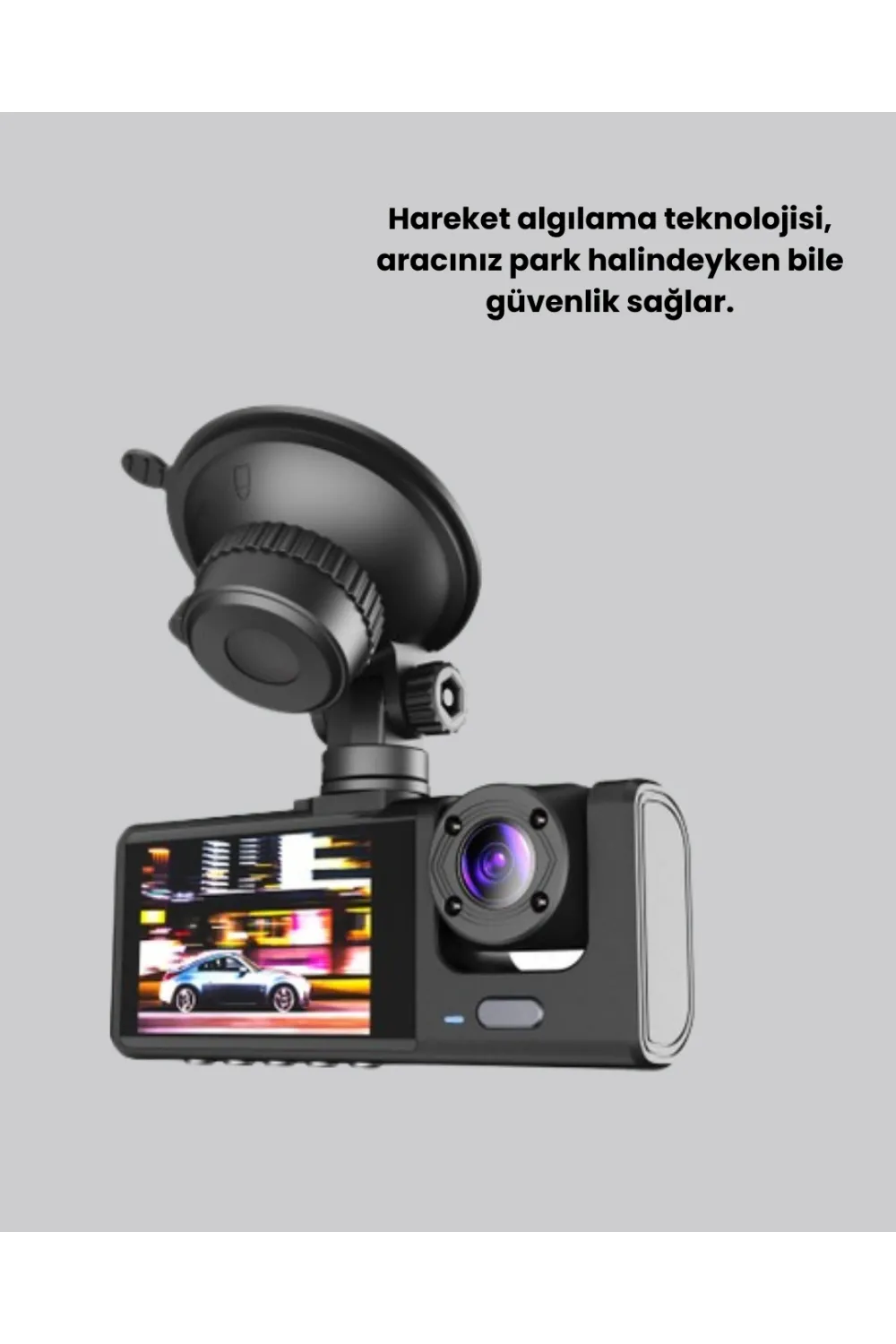Full Hd Araç Kamerası  Çift Yönlü Kayıt Ve Darbe Sensörü