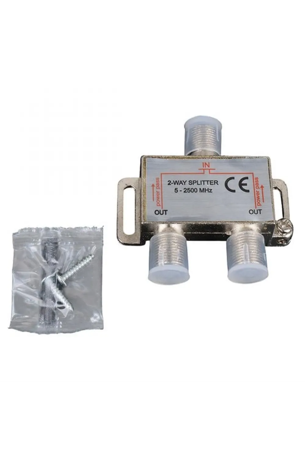 Fully E-335A 5-2500MHZ 1/2 Anten Splitter Powerpass