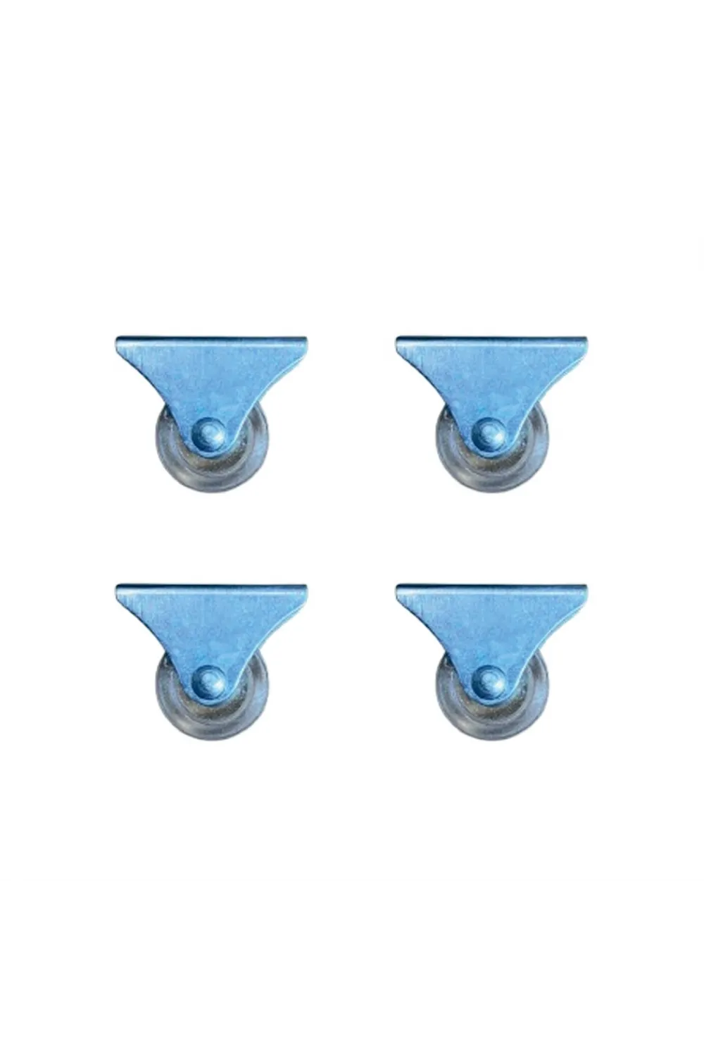 Furç Sabit Teker - 38MM - Şeffaf HKS237 - 4 Adet