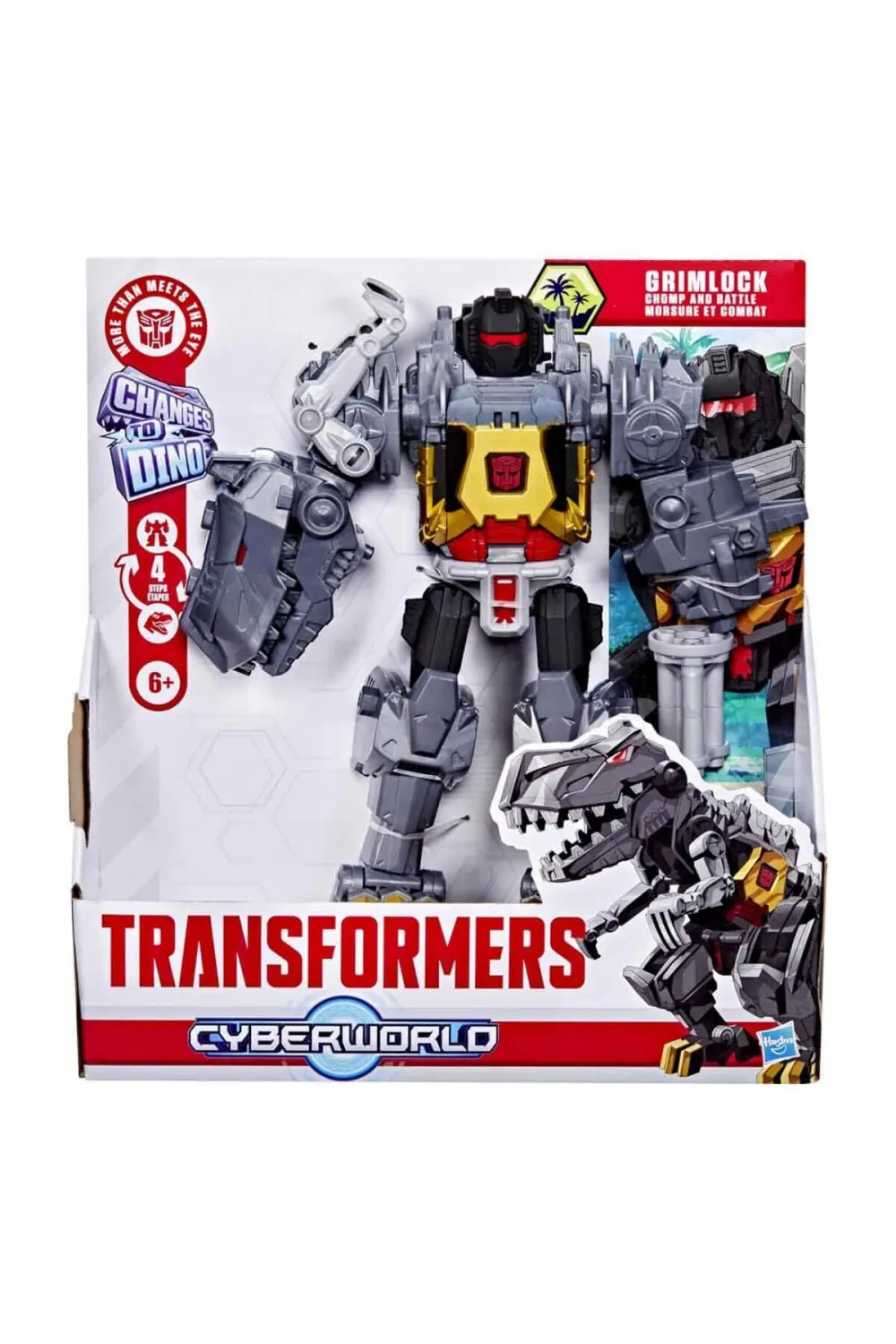 G0748 Transformers Cyberworld Grimlock Chomp And Battle Aksiyon Figürü