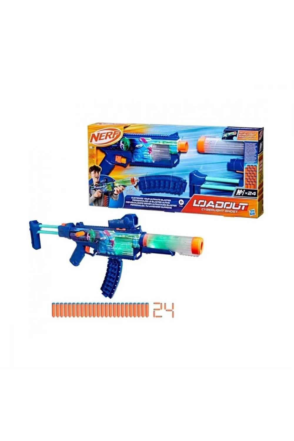 G1824  Nerf Loadout Cyberlight Ghost