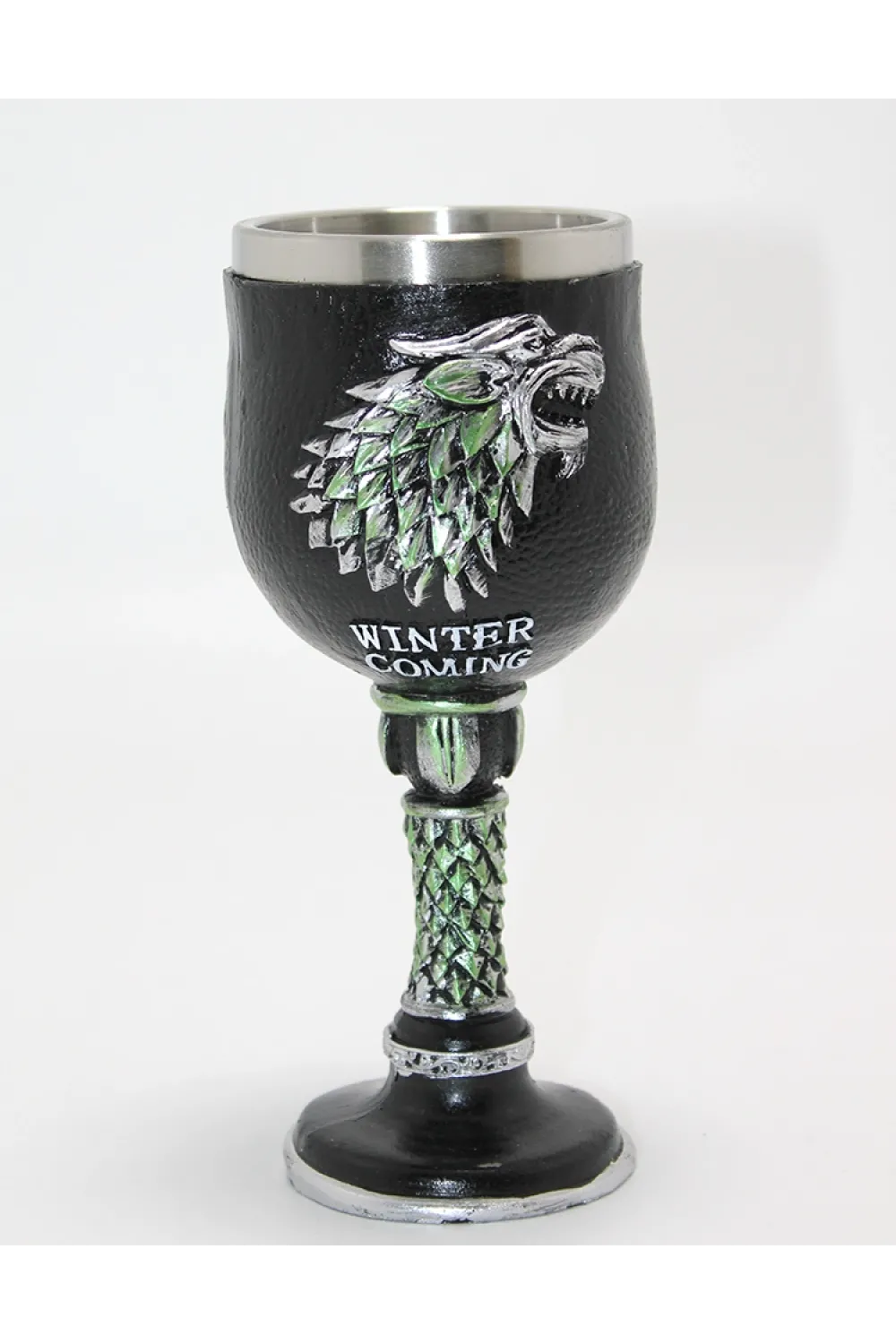 Game Of Thrones House Stark 3D Kabartmalı Çelik Kadeh Bardak