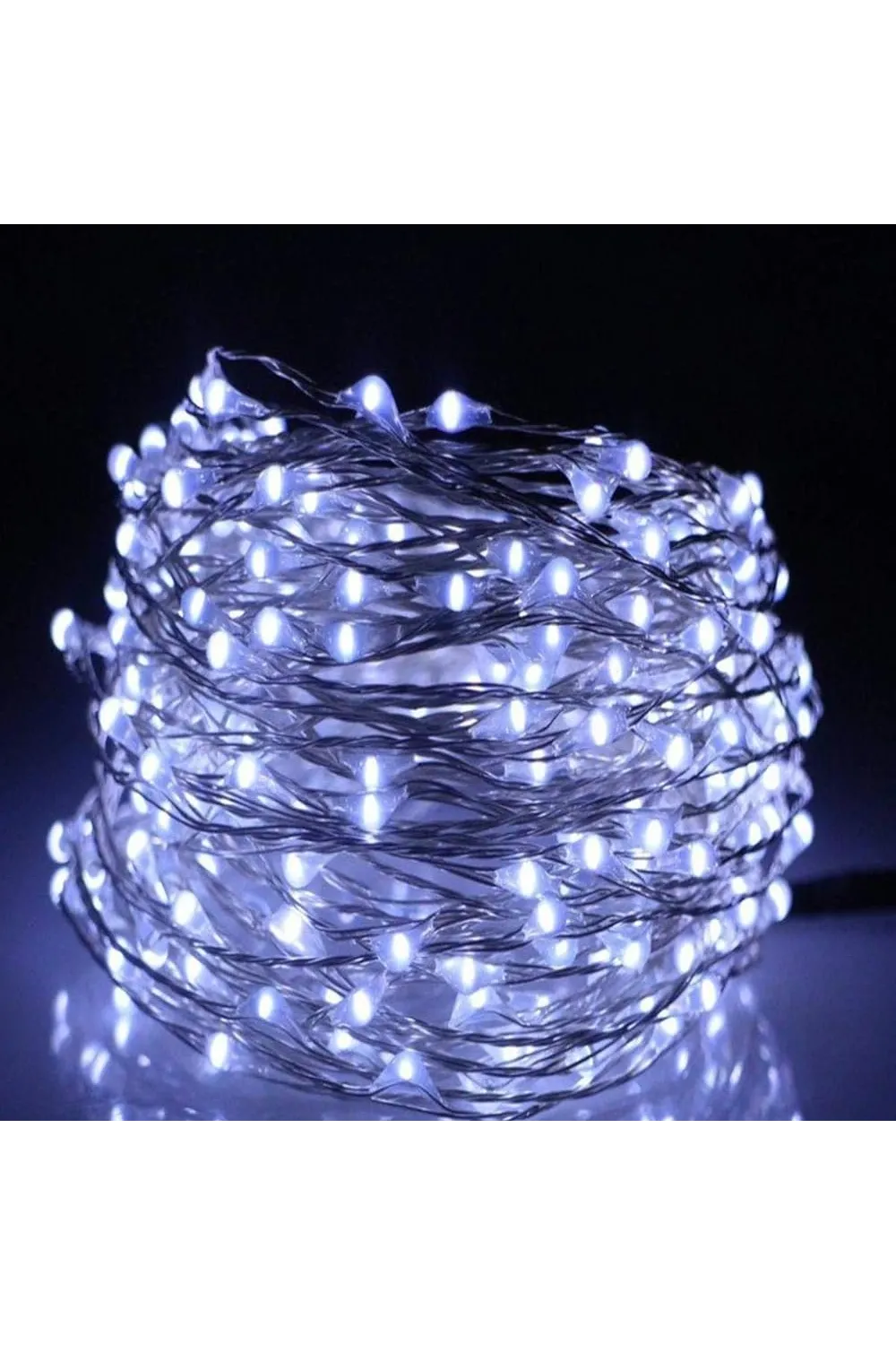 GD957 Şerit Pilli Aydınlatma 3 metre 30 Adet Beyaz Peri Led