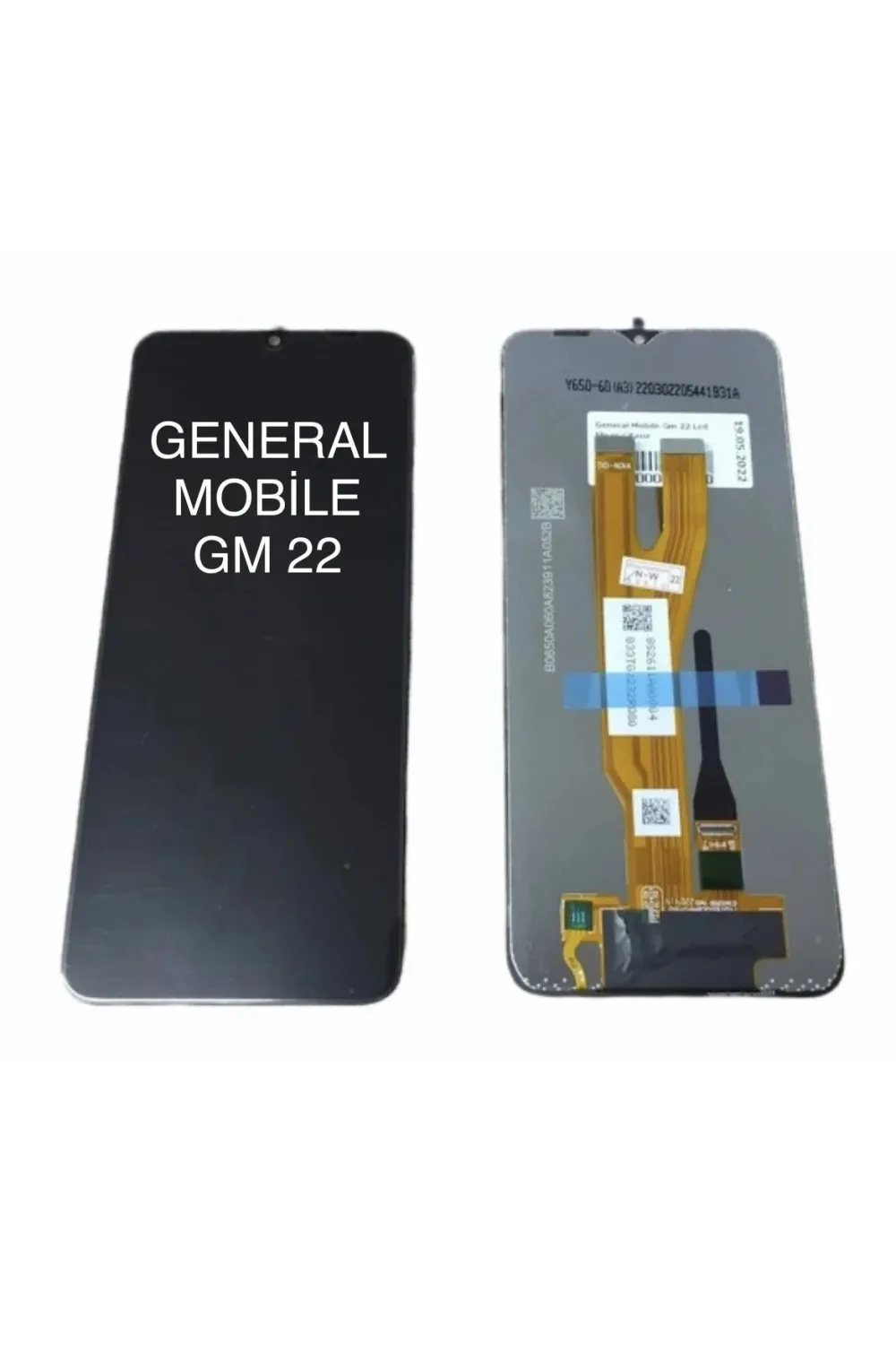 General mobile GM 22 Dokunmatik ekran (Siyah)