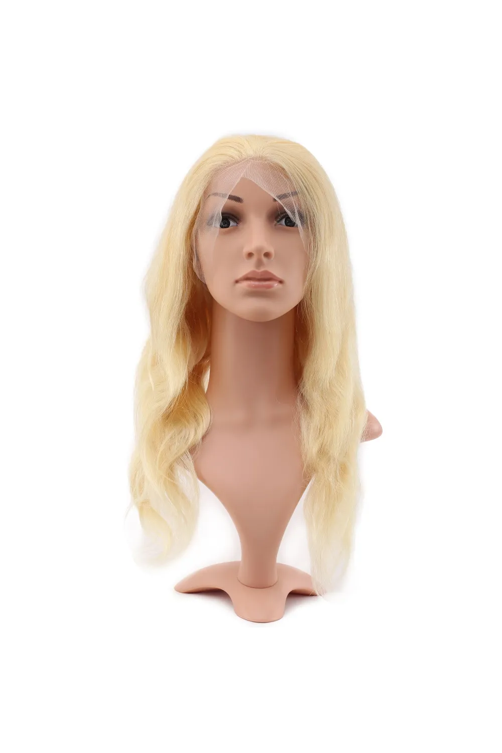 Gerçek Front Lace Dalgalı Platin Tül Peruk - 55-60cm