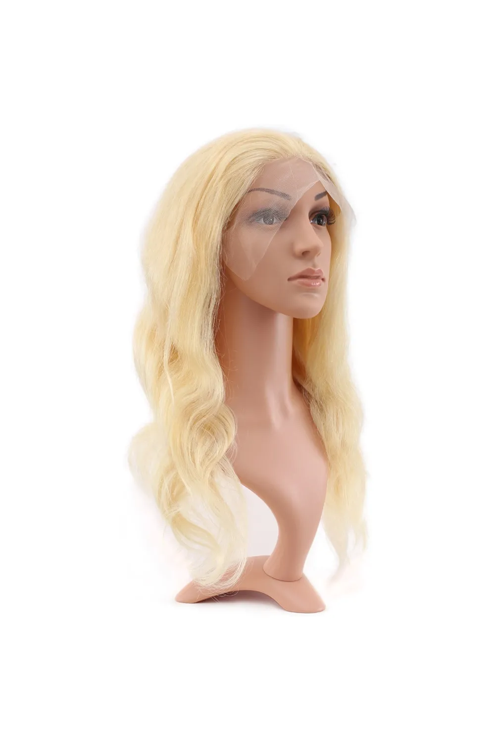 Gerçek Front Lace Dalgalı Platin Tül Peruk - 55-60cm