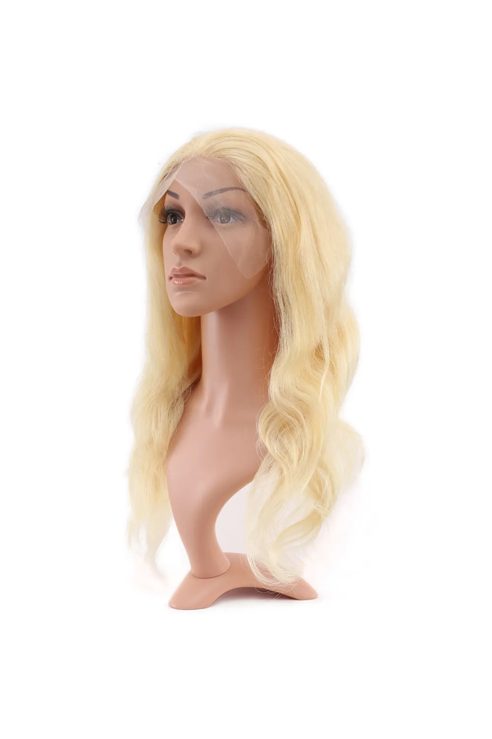 Gerçek Front Lace Dalgalı Platin Tül Peruk - 55-60cm