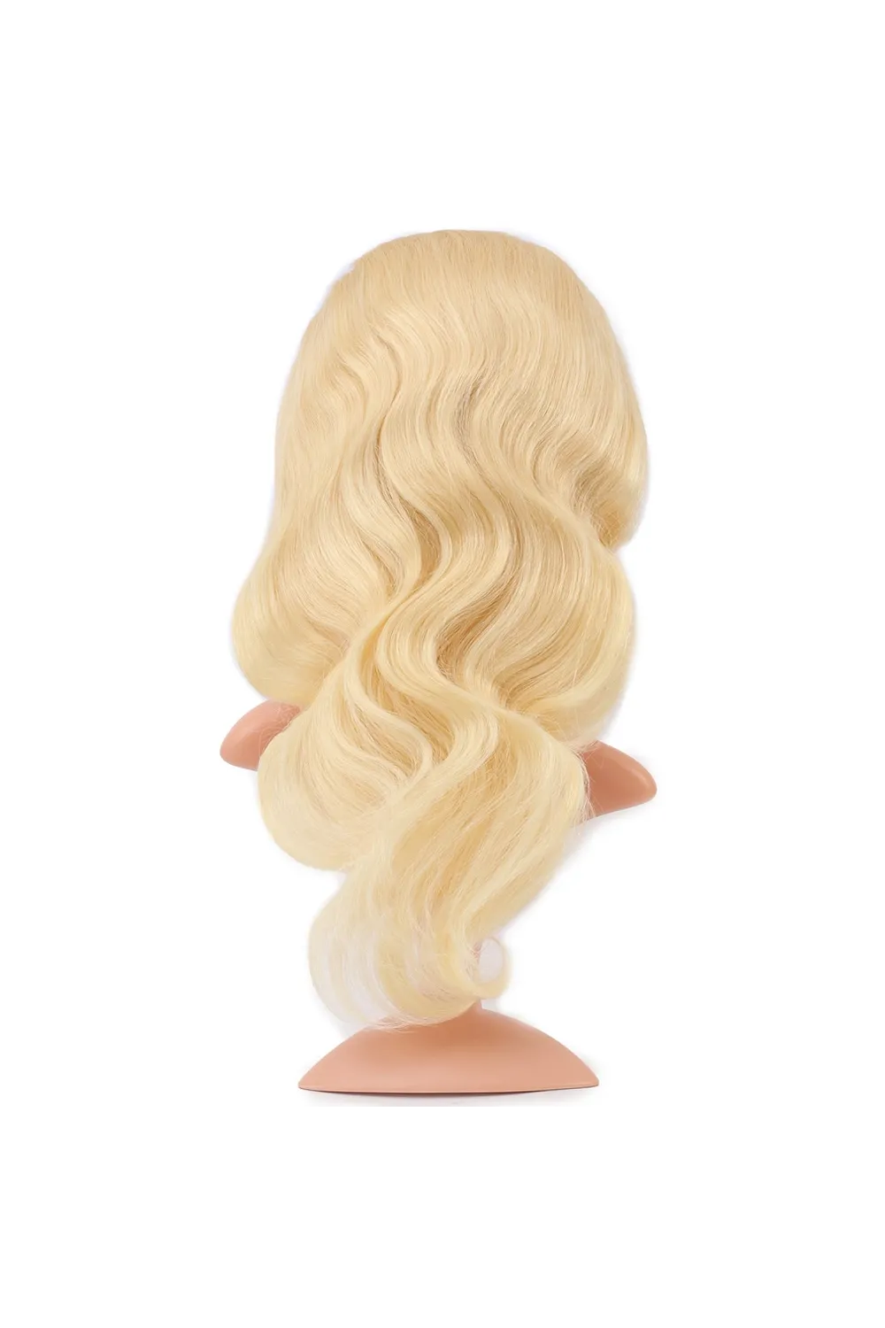 Gerçek Front Lace Dalgalı Platin Tül Peruk - 60-65cm