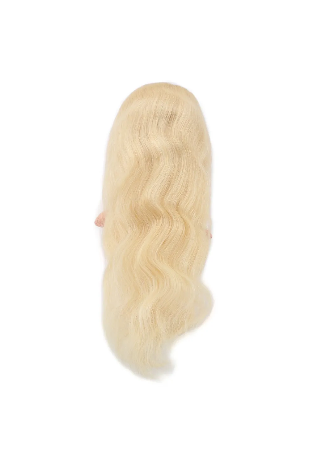 Gerçek Front Lace Dalgalı Platin Tül Peruk - 65-70cm