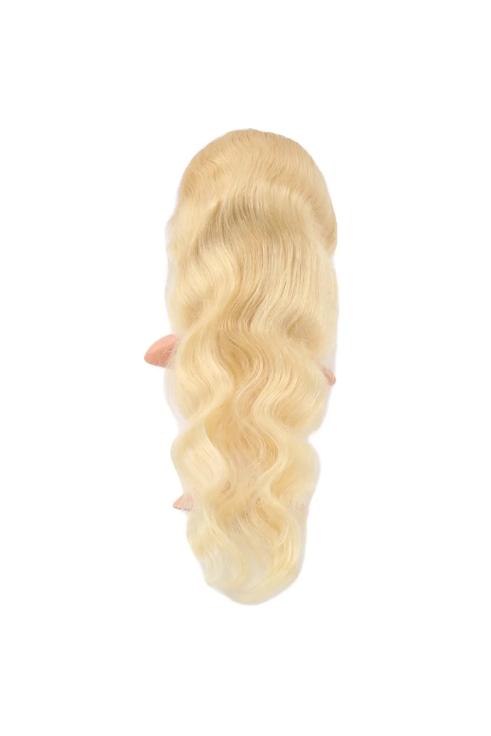 Gerçek Front Lace Dalgalı Platin Tül Peruk - 75-80cm