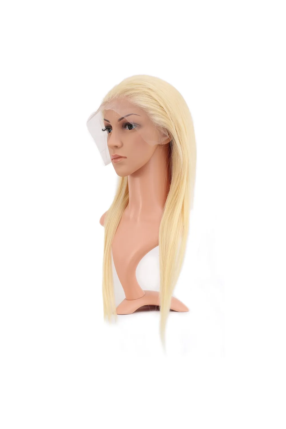 Gerçek Front Lace Düz Platin Tül Peruk - 60-65cm