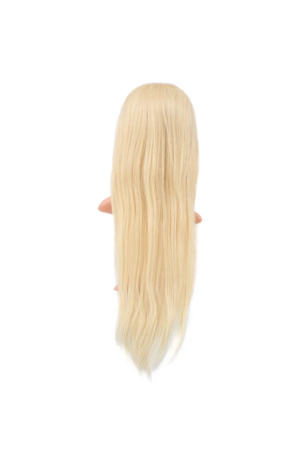 Gerçek Front Lace Düz Platin Tül Peruk - 65-70cm