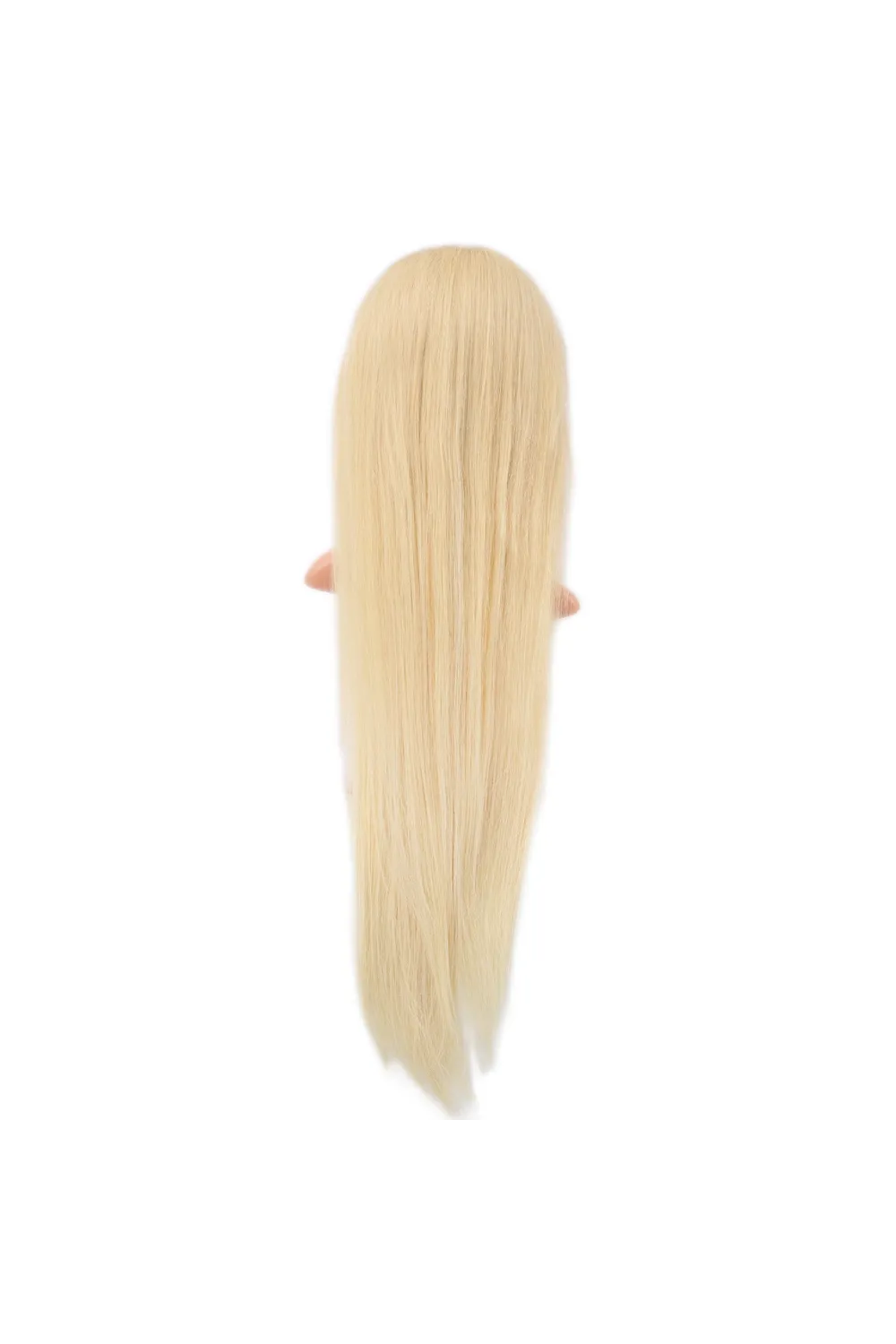 Gerçek Front Lace Düz Platin Tül Peruk - 80-85cm