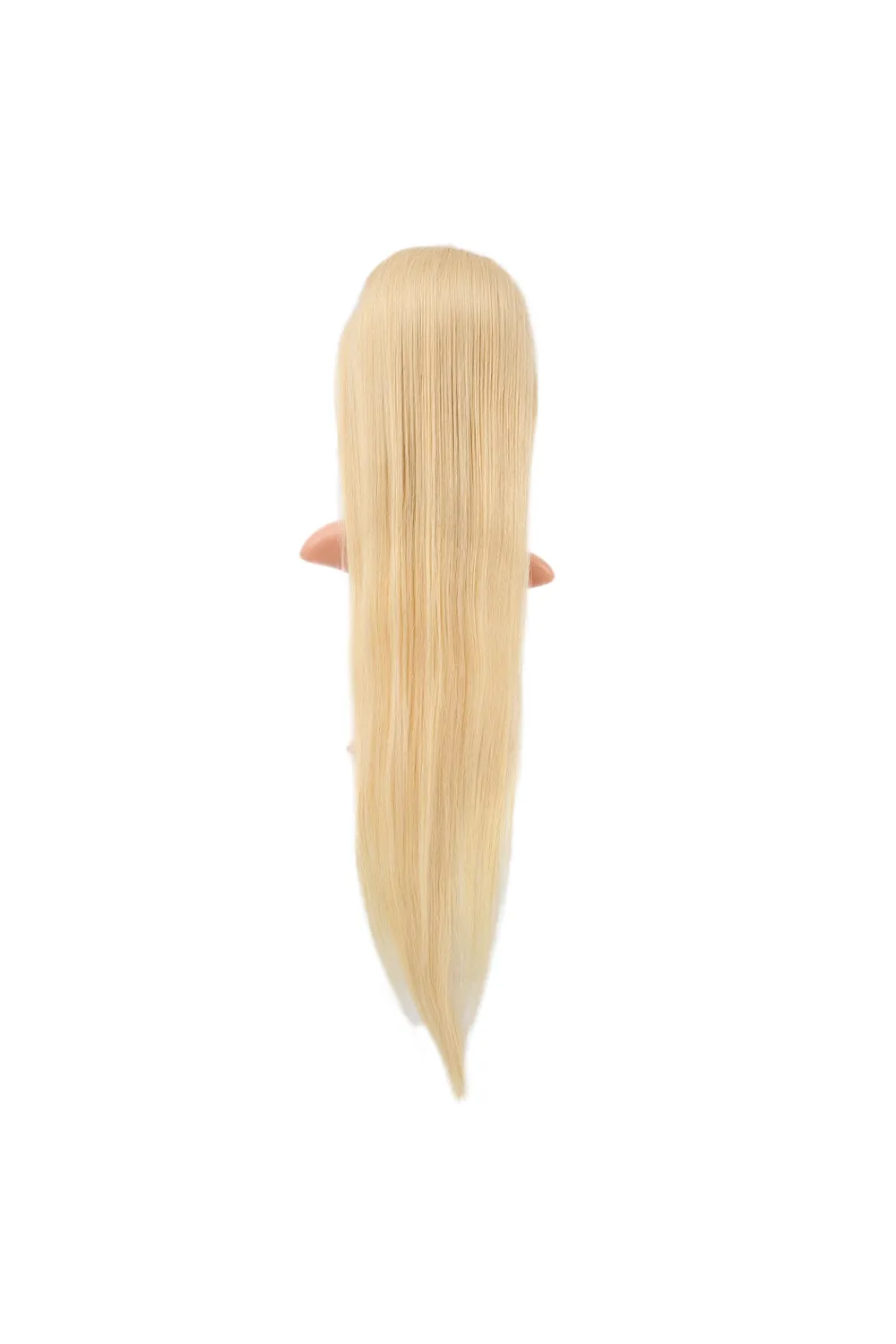 Gerçek Front Lace Düz Platin Tül Peruk - 85-90cm